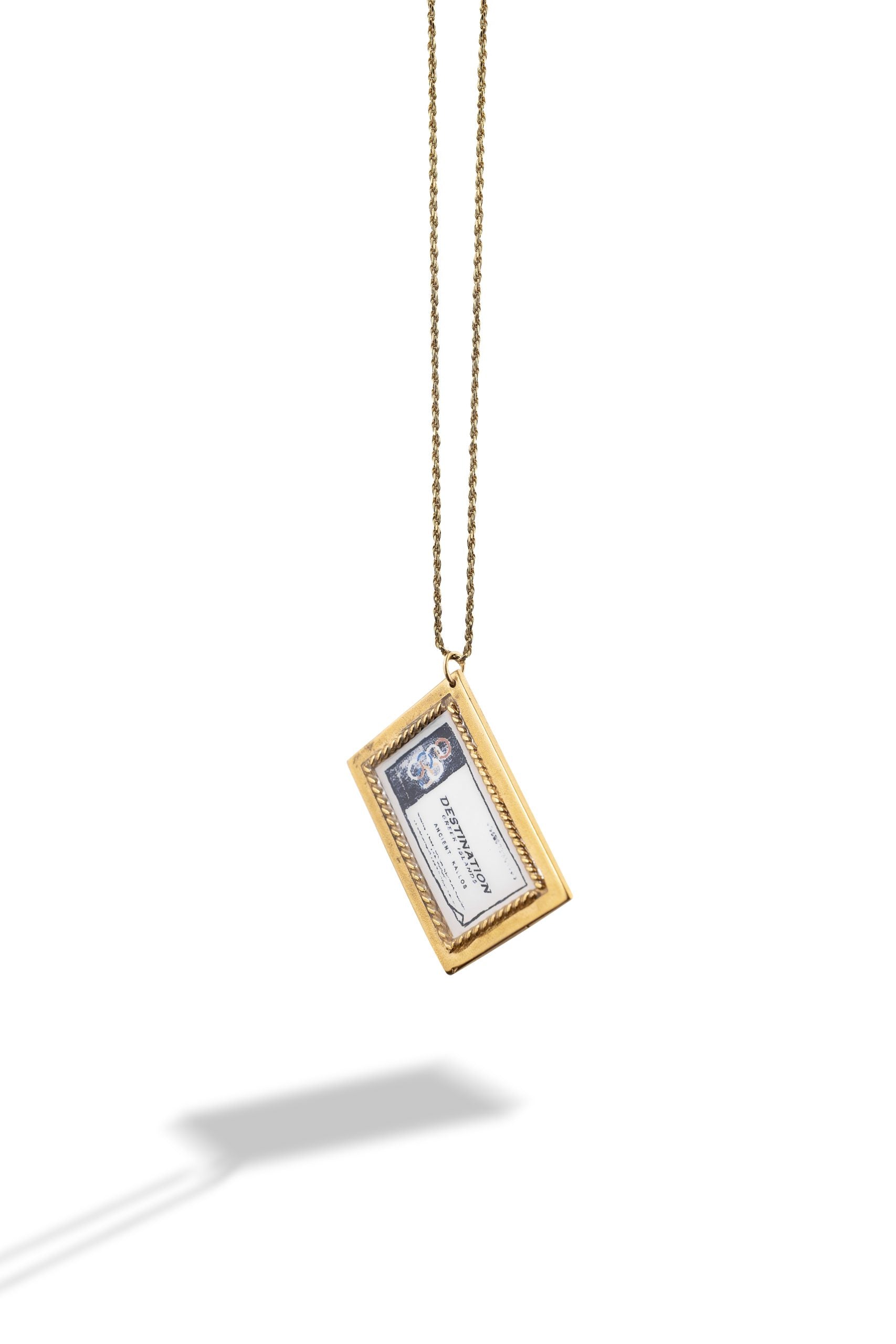 MYKONOS TICKET LONG NECKLACE - WEB EXCLUSIVE