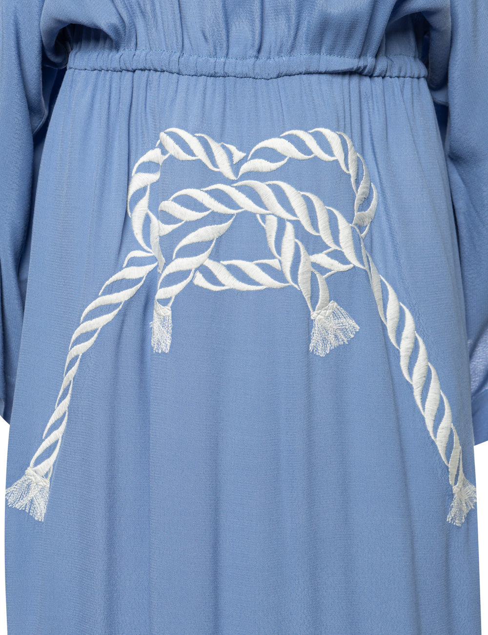 MARINA OFF-SHOULDER MAXI EMBROIDERED DRESS
