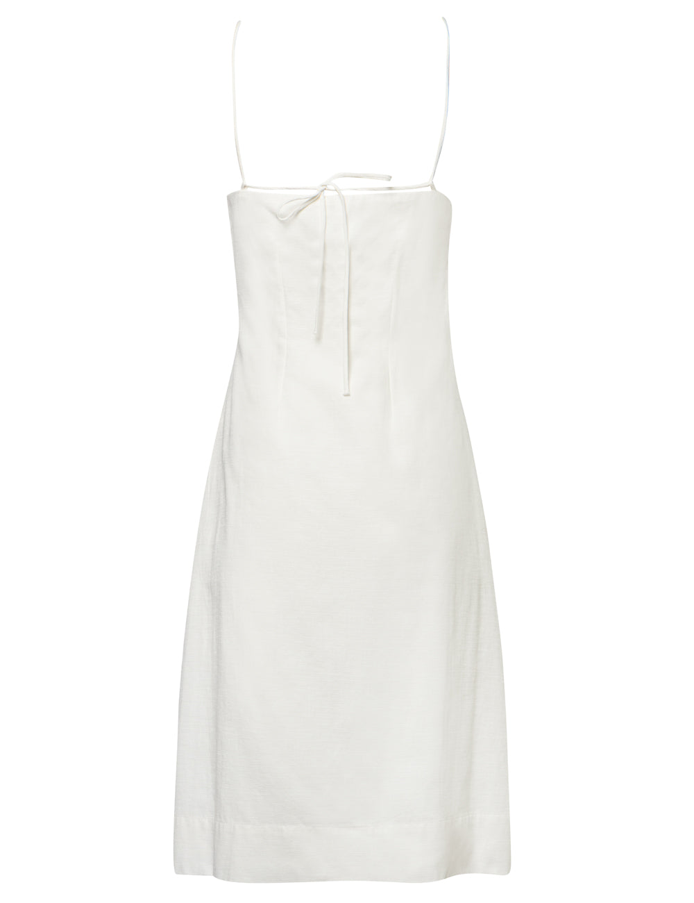 MARINA EMBROIDERED MINI HALTER DRESS
