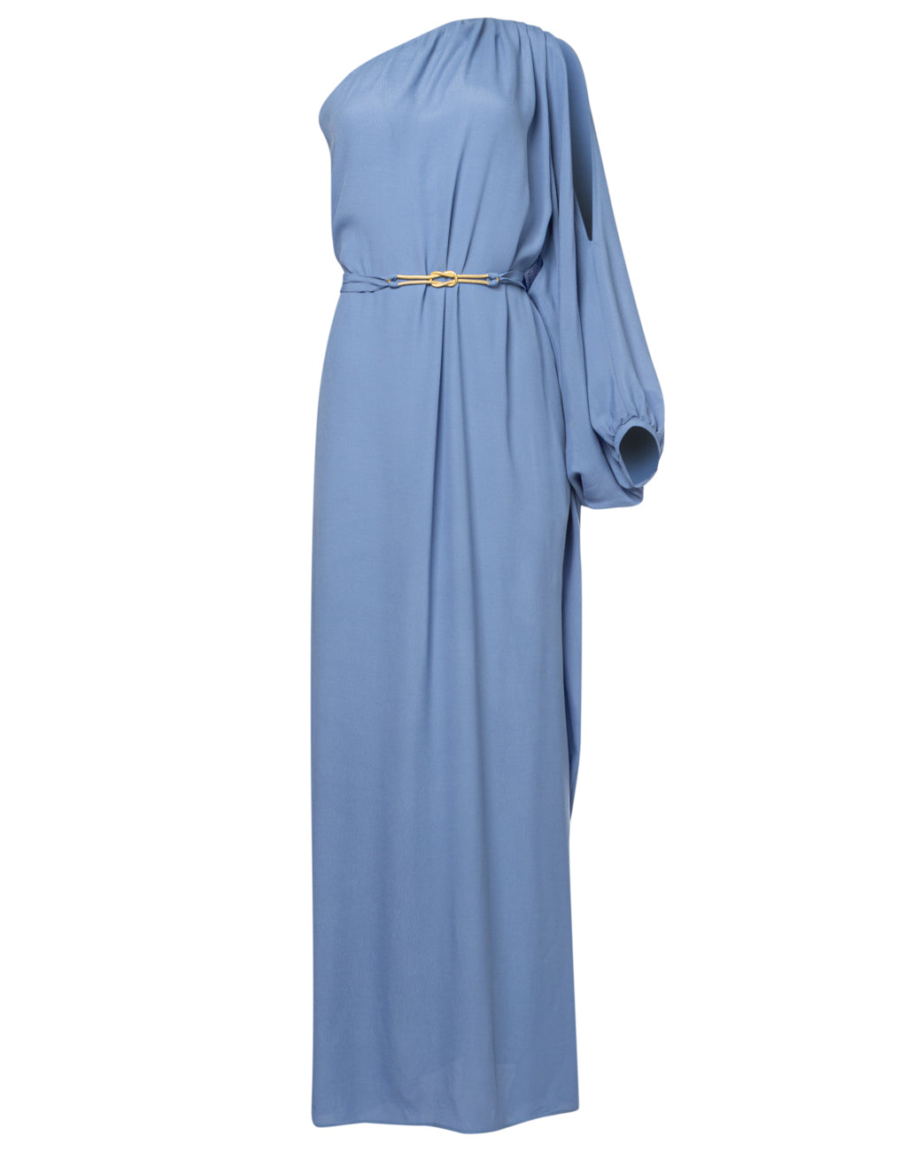 NIRIIS ONE-SHOULDER MAXI DRESS WITH JEWELRY BELT