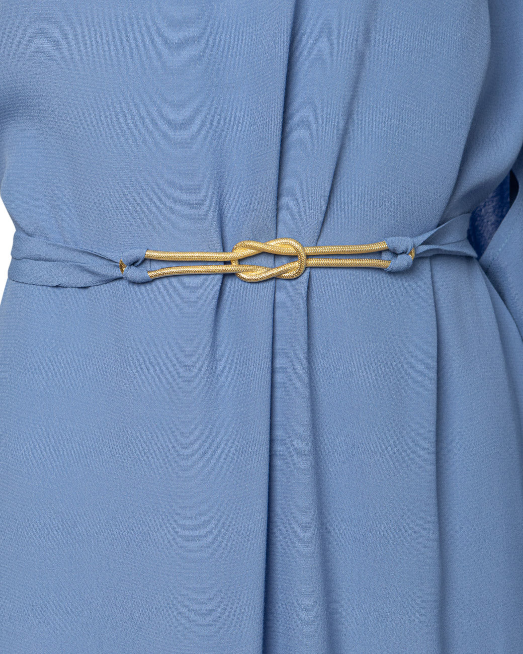 NIRIIS ONE-SHOULDER MAXI DRESS WITH JEWELRY BELT