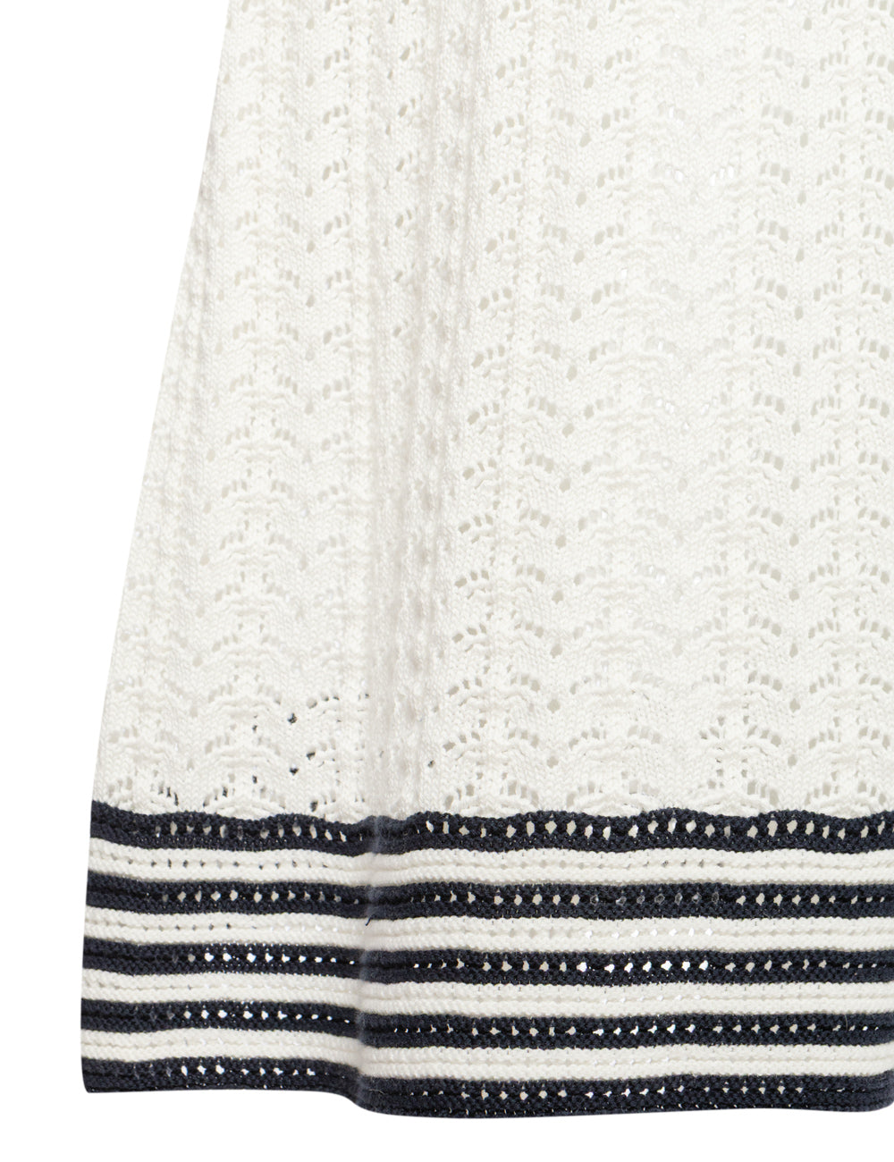 SAILOR KNITTED STRIPED LONG DRESS