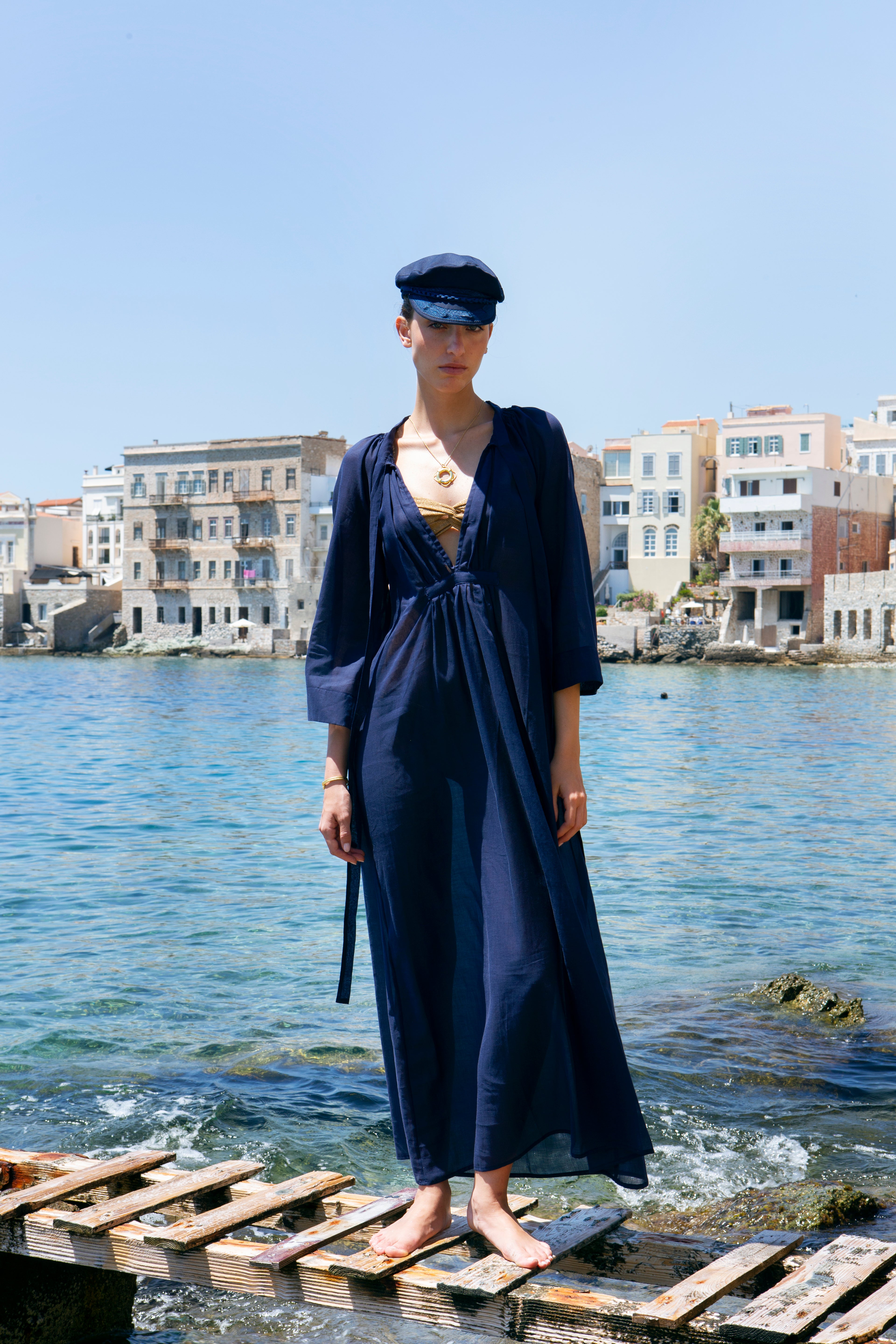 LIMENI LIGHTWEIGHT LONG KAFTAN