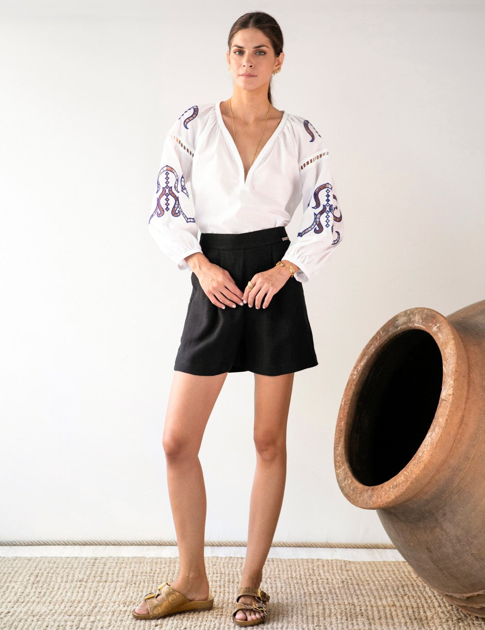 MELITA LINEN SHORTS